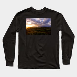 Hengistbury Head Rolling Hills Photo Long Sleeve T-Shirt